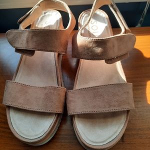 Tan sandals